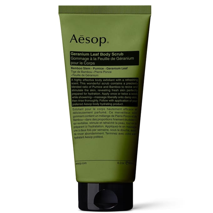 Aesop Geranium Leaf Body Scrub180 ml.