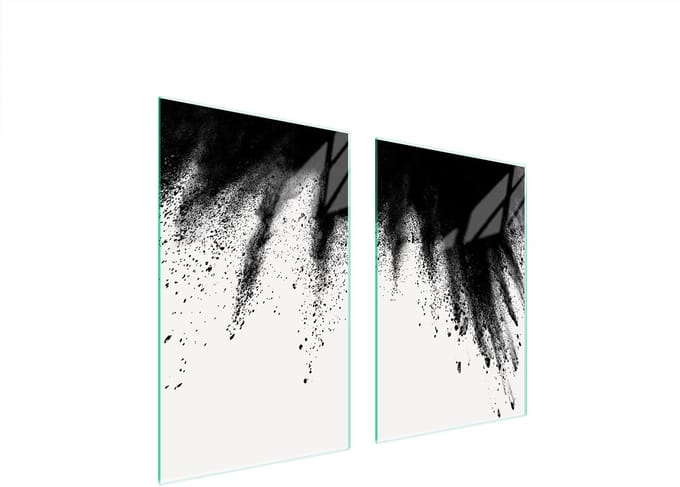 TMK ArtDeko - Snijplank - Hartglas - 65x52 cm - Intense Kleuren