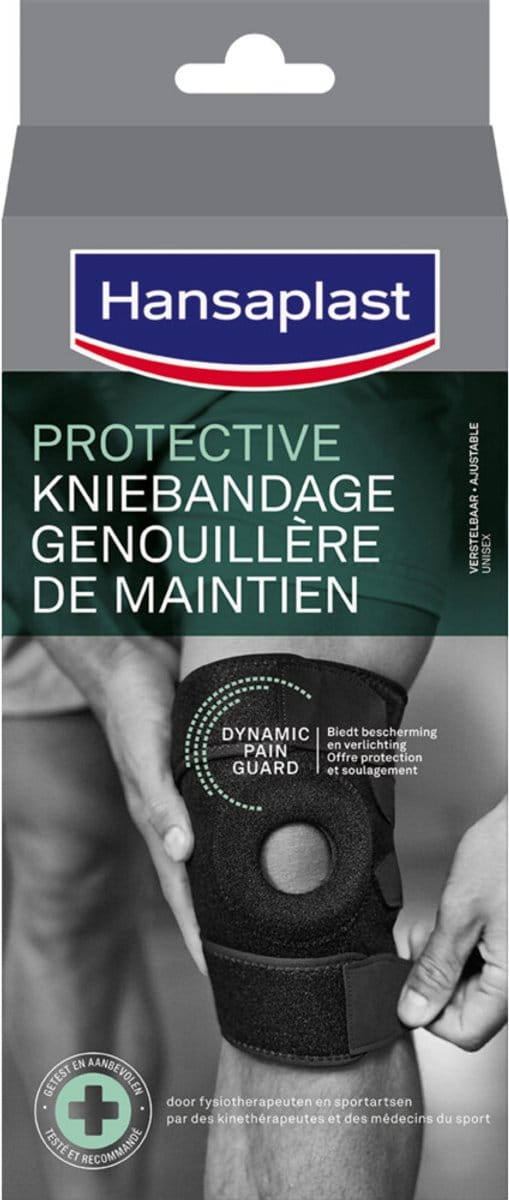 Hansaplast Sport Verstelbare Neopreen Kniebandage - 2 x - Voordeelverpakking