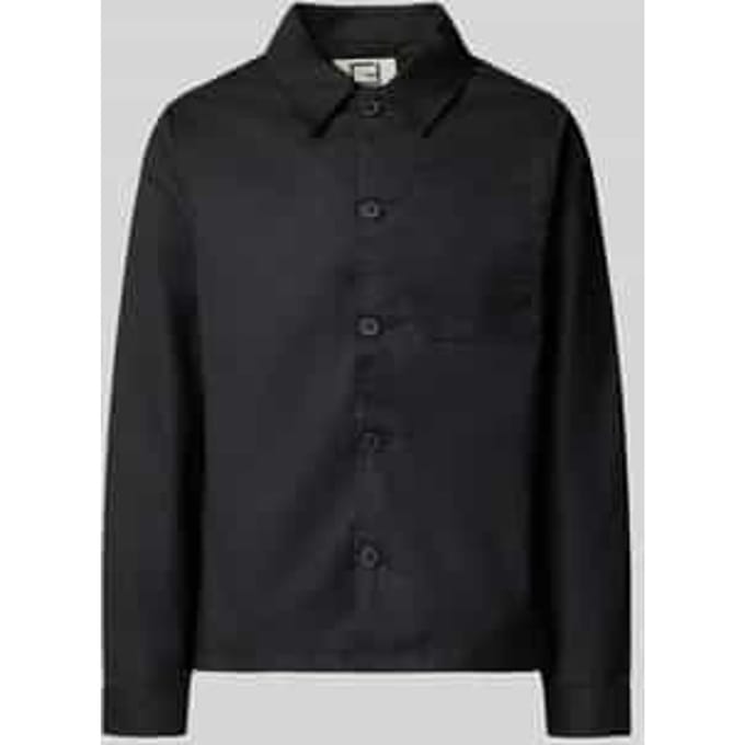 Regular fit overhemdjack met viscose, model 'Marco'