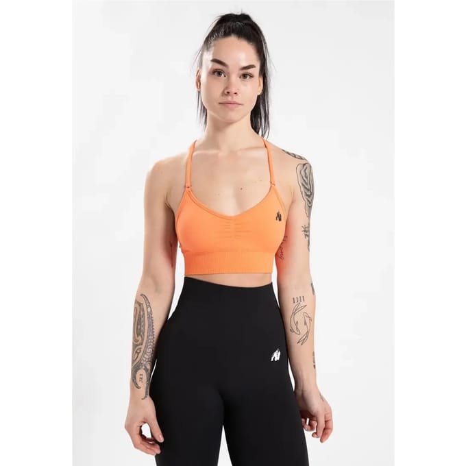 Gorilla Wear Olivia Seamless Sportbeha - Perzik - M/L