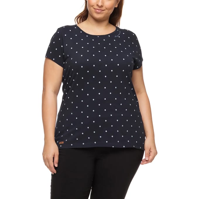 T-shirt dames Ragwear Mint Dots Plus