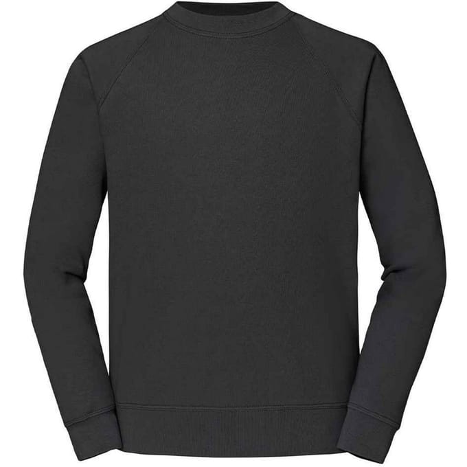 Fruit of the Loom Heren Klassiek Raglan Sweatshirt (Licht Grafiet)