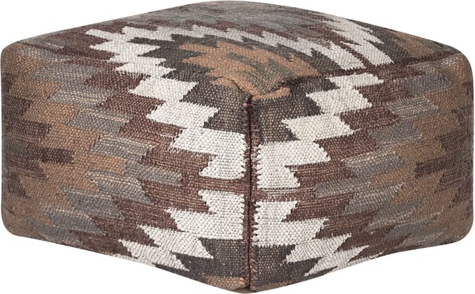 DEEPOR - Poef - Beige - Jute
