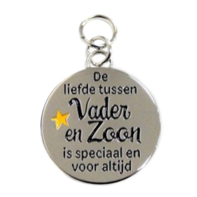Bedeltje - Vader & zoon - Charms for you