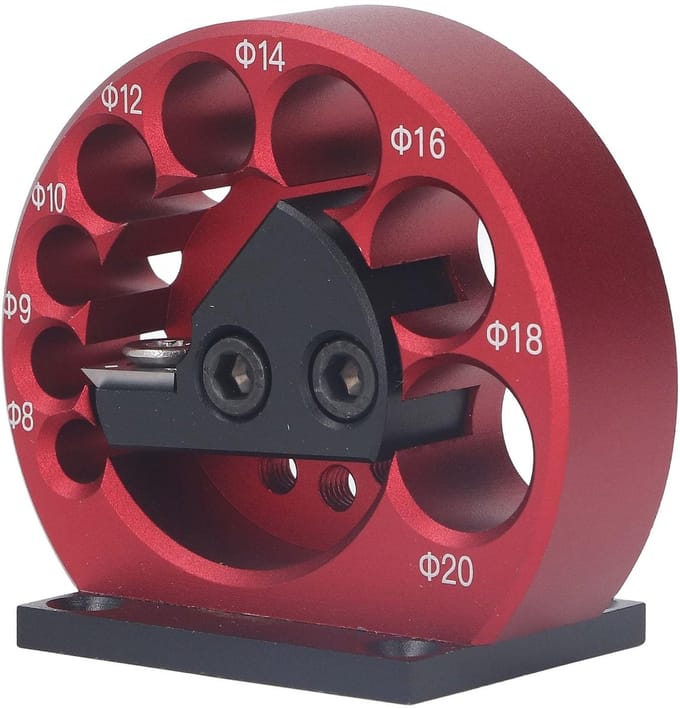 Allecto - Pluggenmaker - Deuvelfreesplaat - Hoge efficiëntie - Ronde