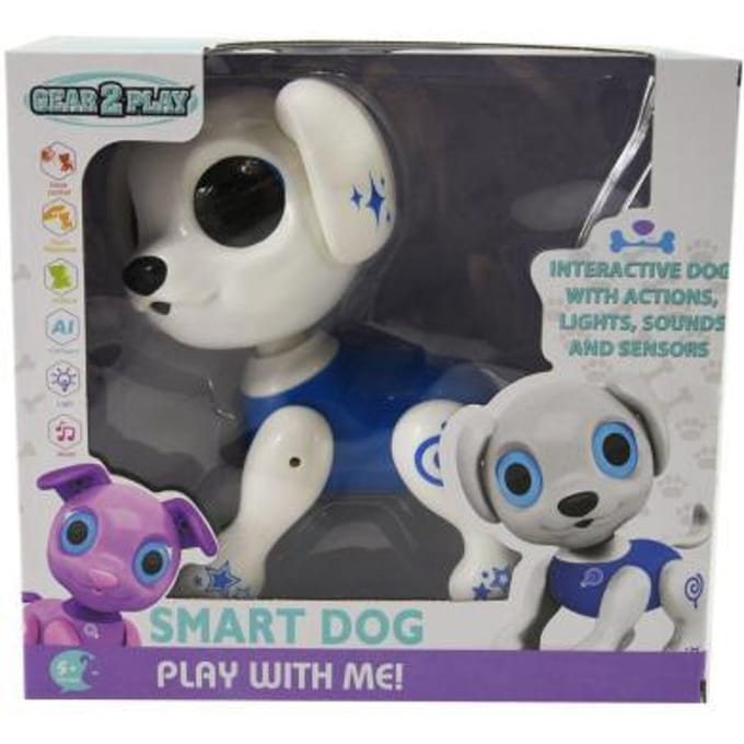 Gear2Play Robo Smart Puppy blauw Robots