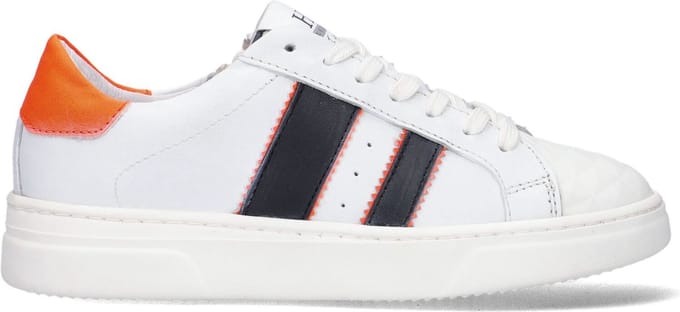 Hip H1610 Lage sneakers - Leren Sneaker - Jongens - Wit - Maat 33