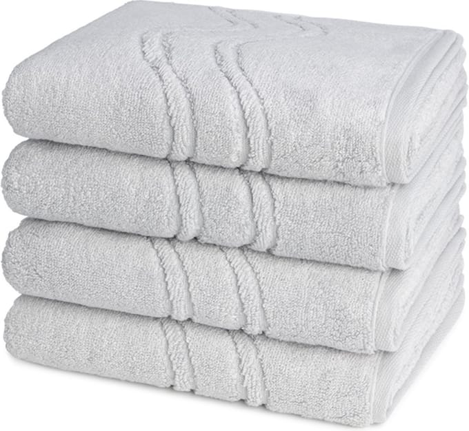 Ross Dames en Heren 4 X handdoek - per set Cashmere feeling