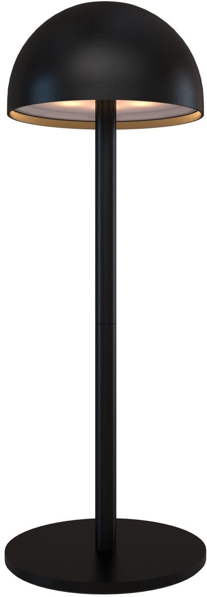 Ledvion - Oplaadbare Tafellamp Vita - LED - Zwart - Dimbaar - IP54 - USB