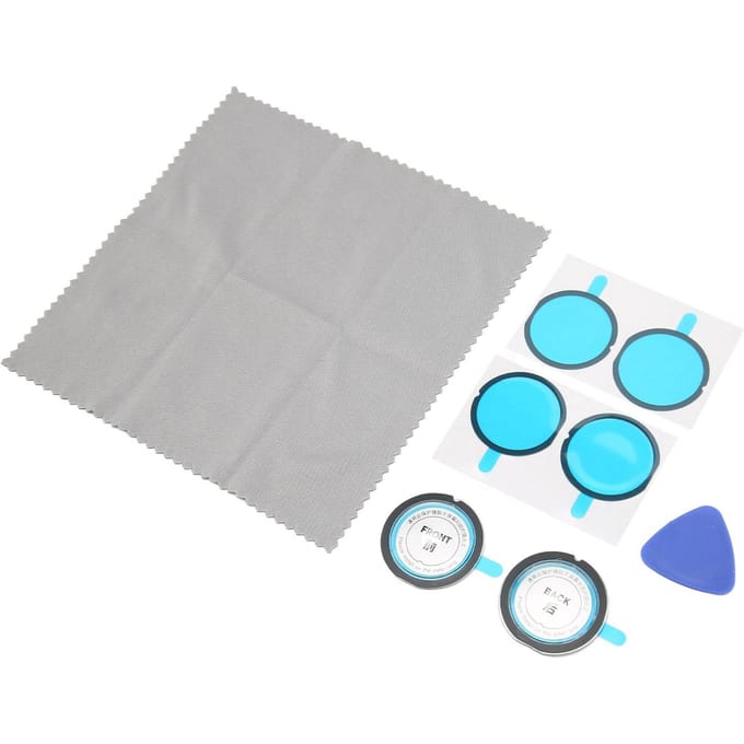 Garde-Objectifs Double Résistant aux Rayures Ensemble de Garde-Objectifs Adhésifs pour Caméra d'Action Panoramique Insta360 X3 Accessoires gray