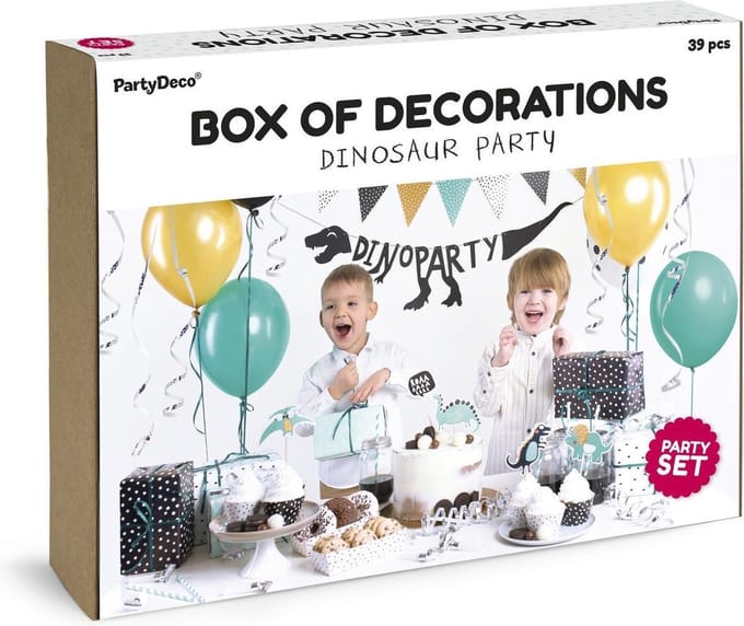 Feestpakket Dinosaurus | Kinderfeestje Dino's | 32-delig