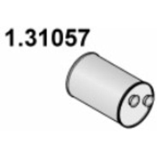 Uitlaatgeluiddemper ATEX 1.31 057