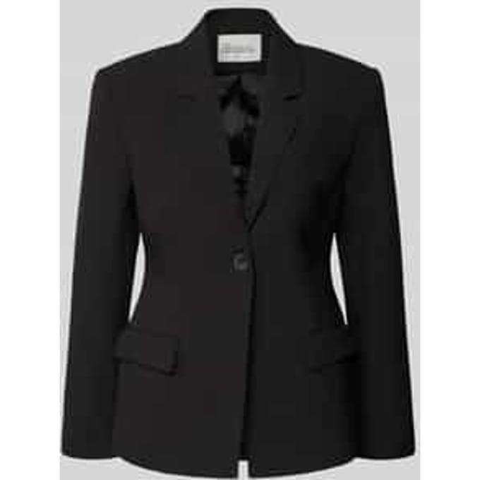 Slim fit blazer met klepzakken, model 'Milan'