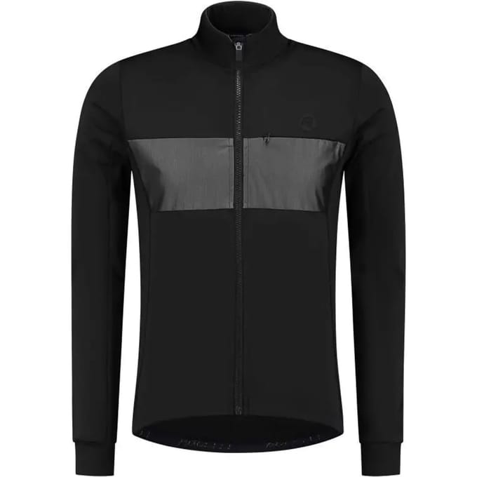 Rogelli Attq Heren Winter Fietsjack - Winddicht - Zwart/Grijs