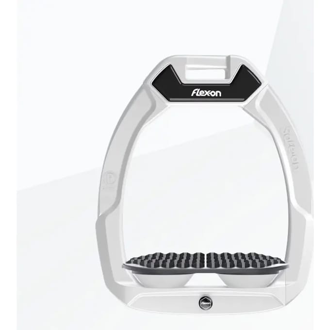 Veiligheidsstijgers voor endurance paardrijden Wit/Grijs/Wit Flex-On Safe-On