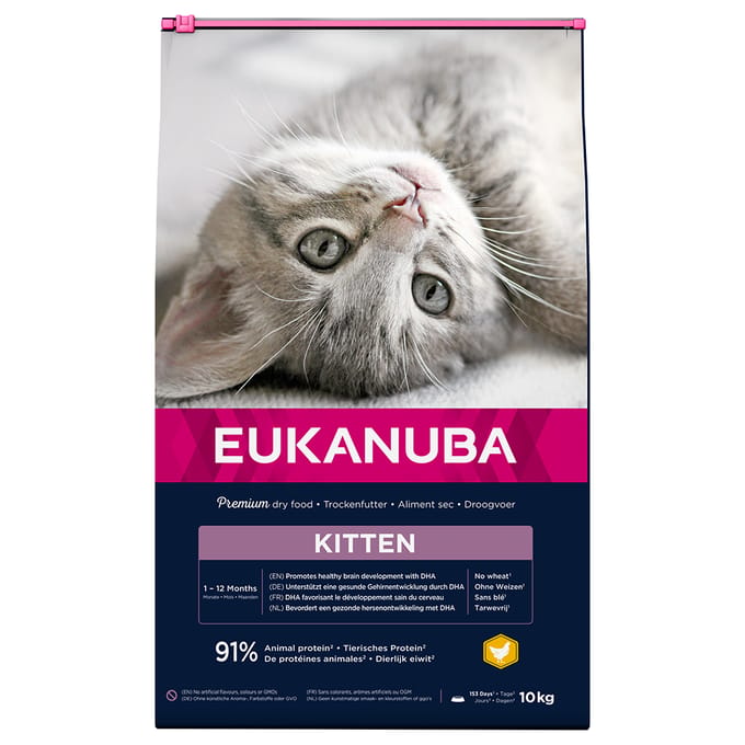 Eukanuba Cat & Kitten - Kip/Lever - Kattenvoer - 10 kg