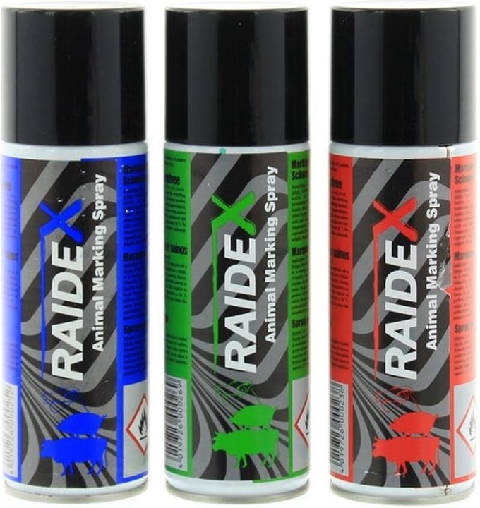 Raidex Merkspray spuitbus R/V 200ML Rood