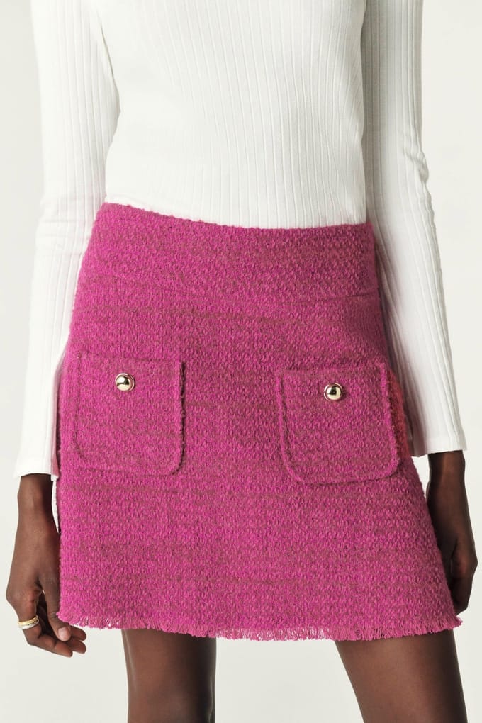 BA&SH Jupe Bonnie Rose Taglia: 42 | Minigonne Outlet | Donna | Rosa
