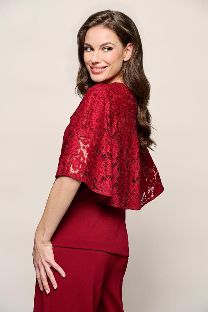 Katherina Top Bordeaux
