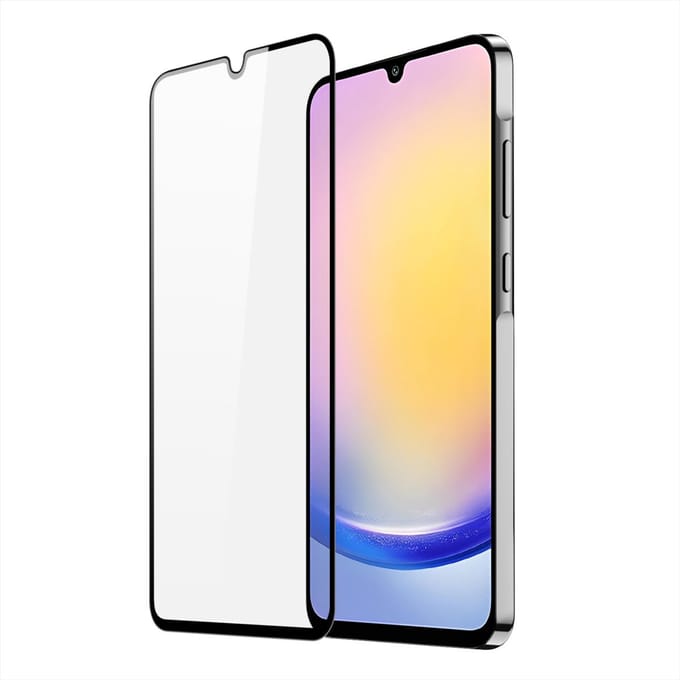 Dux Ducis - Screenprotector geschikt voor Samsung Galaxy A25 - Tempered Glass - Transparant / Zwart