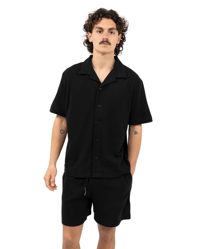 Cotton Waffle Polo
