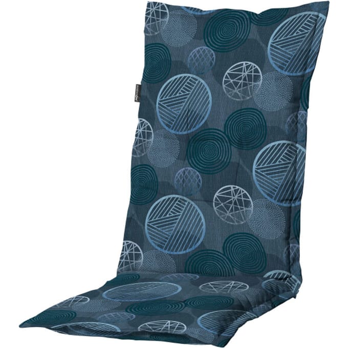 Madison - Tuinkussen Hoge Rug Circle Blue - 123x50cm