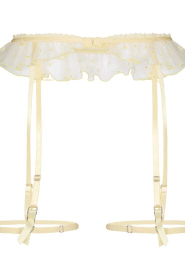 Hunkemöller Suspenderbelt Flora Geel