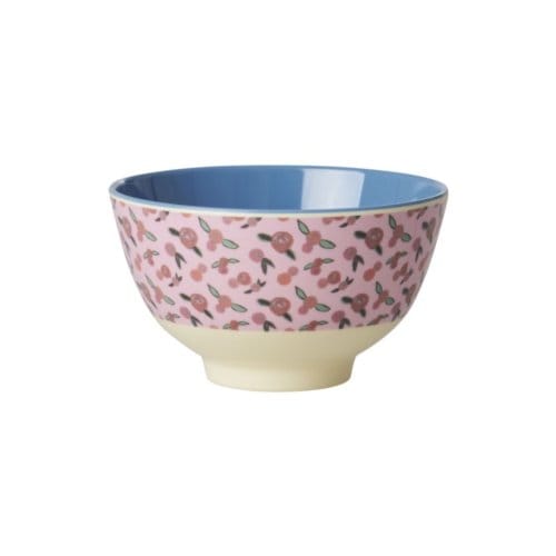 Rice melamine kom small a rose is a rose