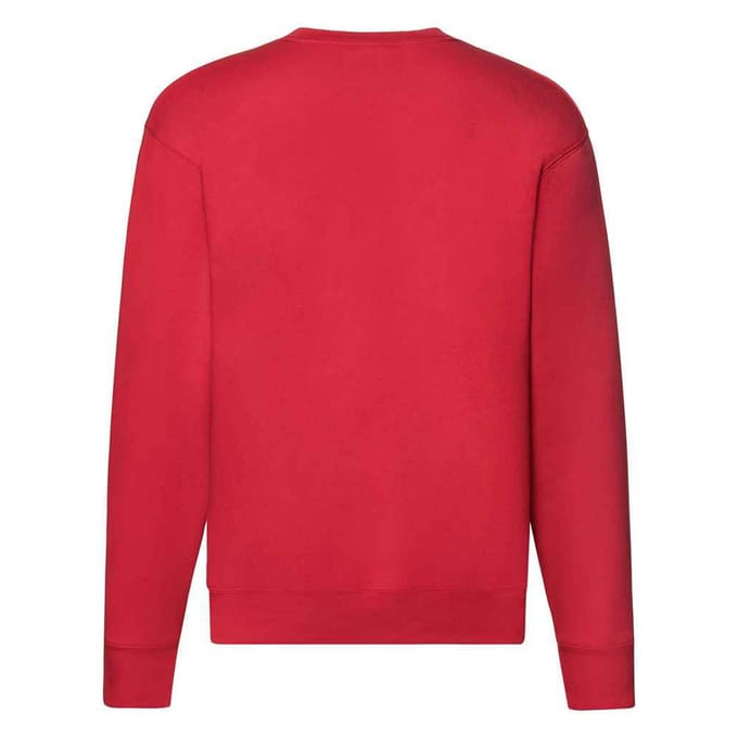 Fruit of the Loom Heren Premium Drop Shoulder Sweatshirt (Rood)