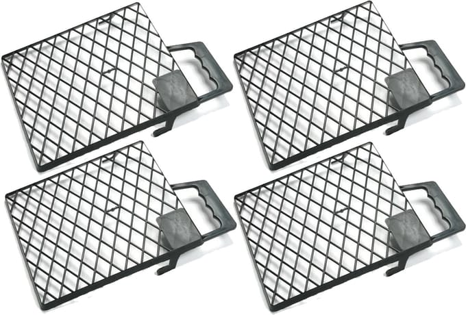 4x Veba Verfrooster Zwart 22x26cm  - Voordeelverpakking