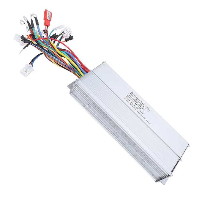48V 60V 64V 1500W Elektrische Scooter Controller Intelligente Borstelloze Motor Controller Aluminiumlegering white