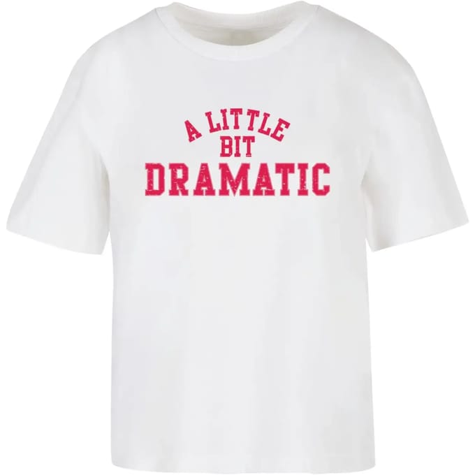 Dames-T-shirt Miss Tee Lil Dramatic