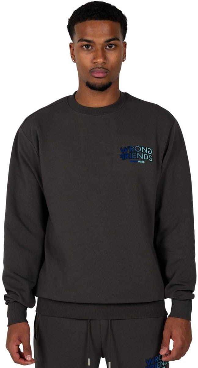 Wrong Friends - Simi Valley T-Shirt - Heren - T-Shirt - Relaxed Fit - Grijs