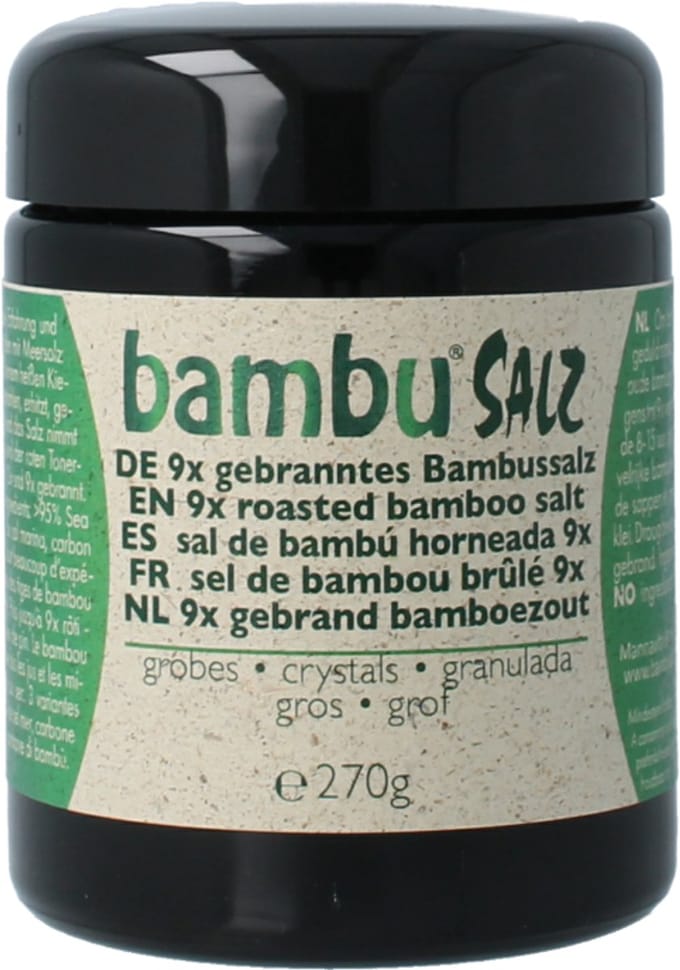 Bambu Salz Bamboezout grof 9x gebrand 270 Gram