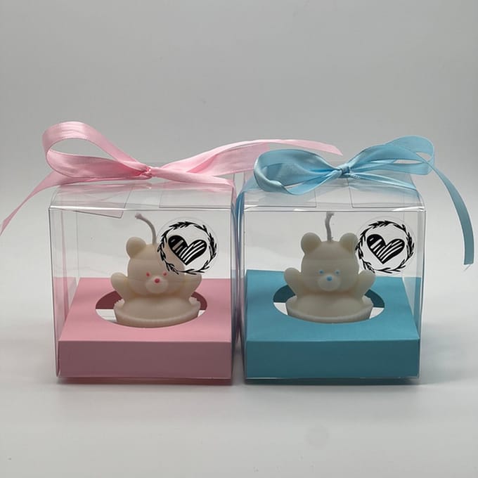 Geschenkset - baby - beer - blauw