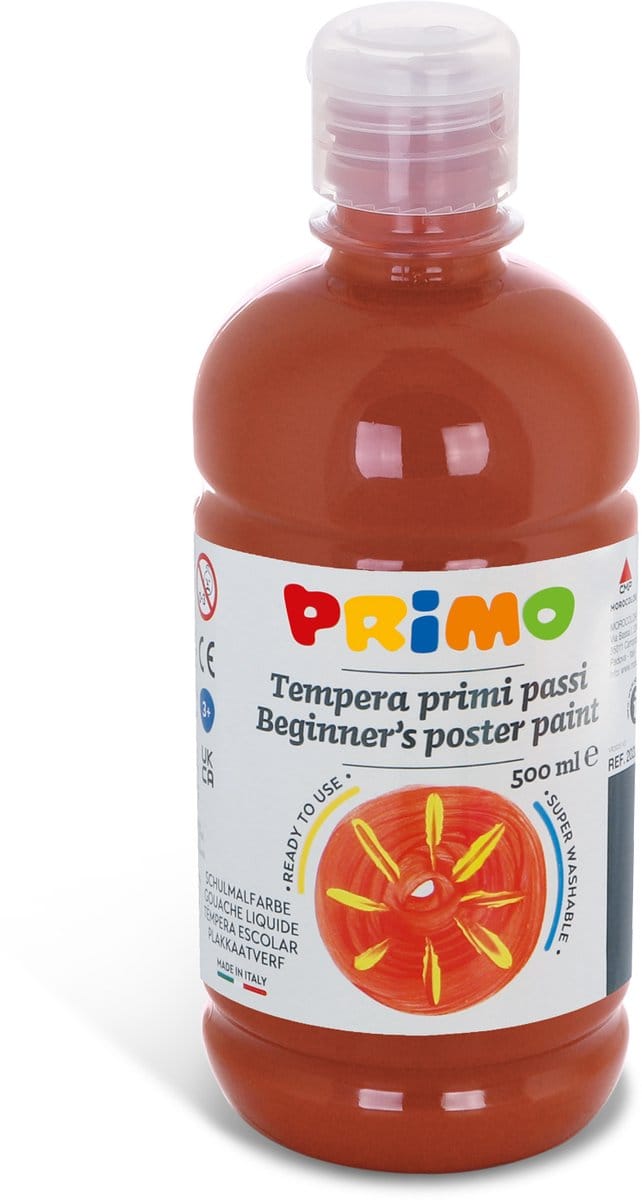 Primo Plakkaatverf Tempera 500 Ml Siena
