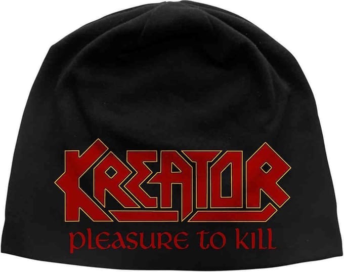 Kreator - Pleasure To Kill Beanie Muts - Zwart