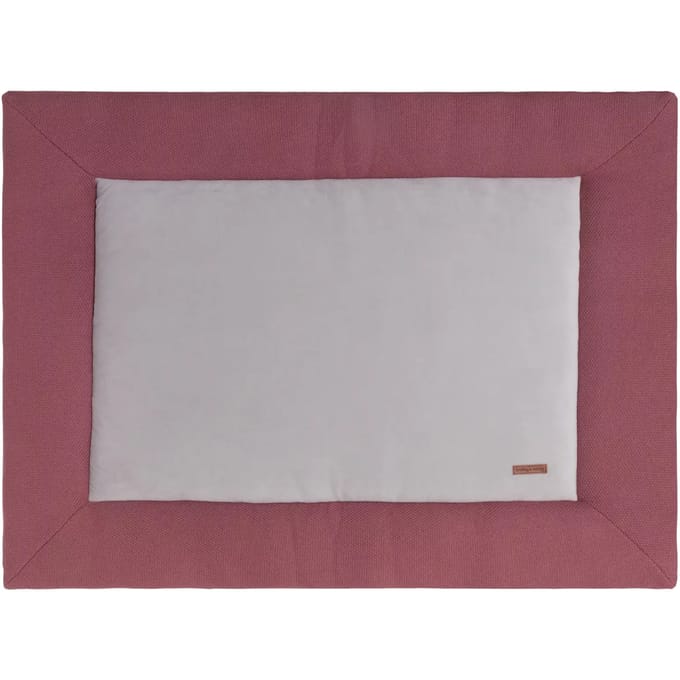 Baby's Only Gebreid boxkleed Classic - Parklegger - Speelkleed - Stone Red - 80x100 cm - Extra dik - Boxmatras - Tweezijdig te gebruiken