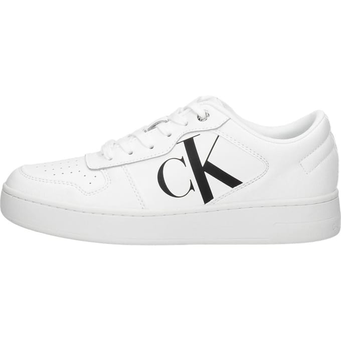 Calvin Klein - Cupsole Laceup Basket Low Lth Wit 37