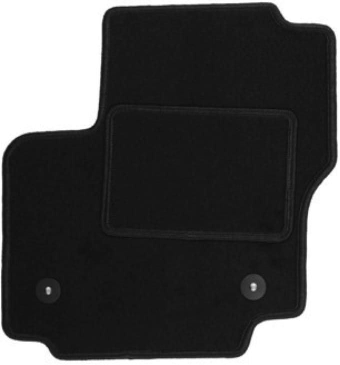 Bestuurdersmat zwart voor: Ford S-MAX MK1 FL 7-zits (2012-2015)