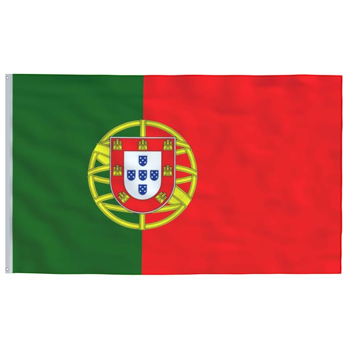vidaXL - Vlag - Portugal - 90x150 - cm