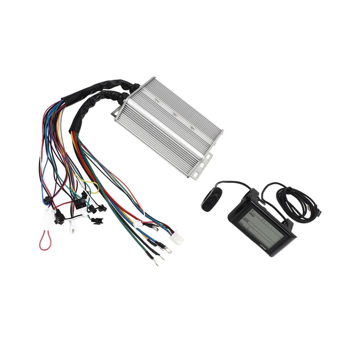 48V 60V 1500W Controller LCD-display Professionele Fiets Borstelloze Motor Controller Kit voor Elektrische gray