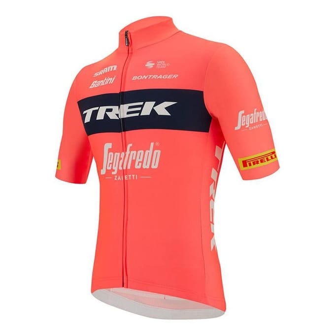Santini Classic Trek-Segafredo 2022 Heren Granatina Jersey black