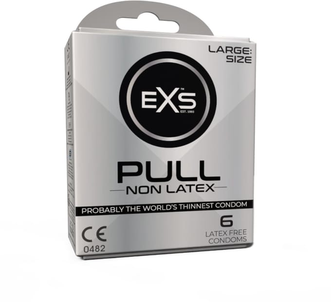 EXS Pull On Large - 6 latexvrije condooms met pull-on strip