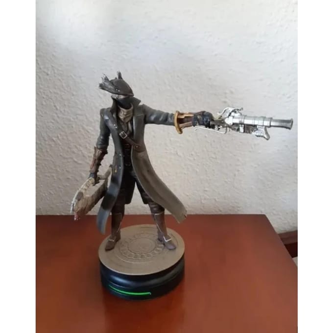 Game Bloodborne Hunter PVC Actiefiguur Verzamelaar Model Speelgoed gray