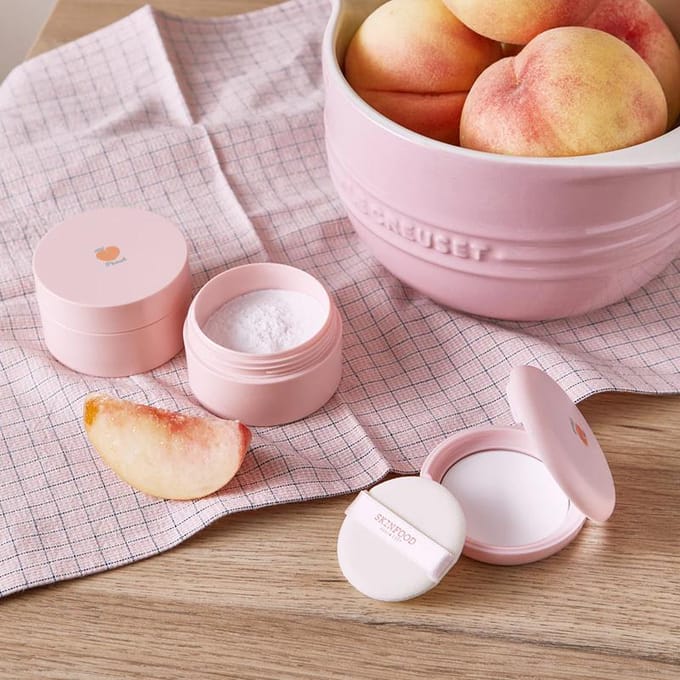 SKINFOOD - Peach Cotton Multi Finish Powder Mini 5g - Fixeerpoeder