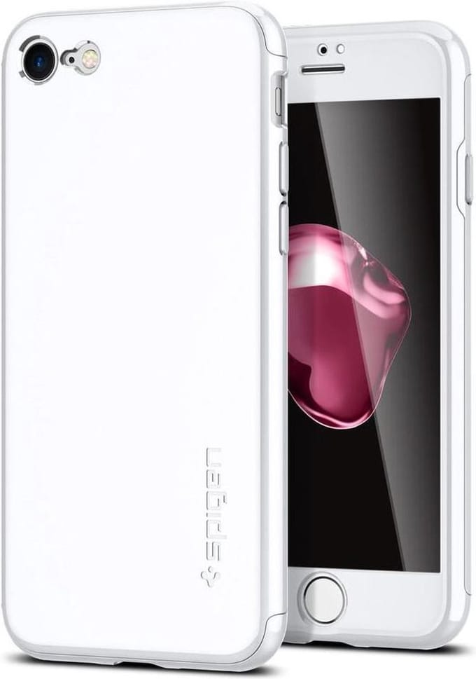 Spigen Thin Fit  360 Case Apple iPhone 7 / 8 Wit