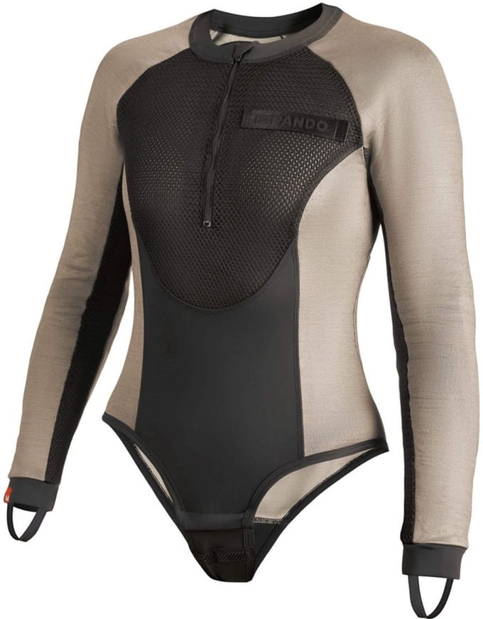 Pando Moto Bia Mesh Dames Grijs Beschermende Base Layer / Body - Maat L -