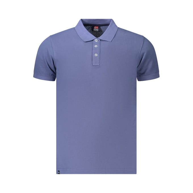 Noorwegen 1963 Blauwe Katoenen Heren Polo